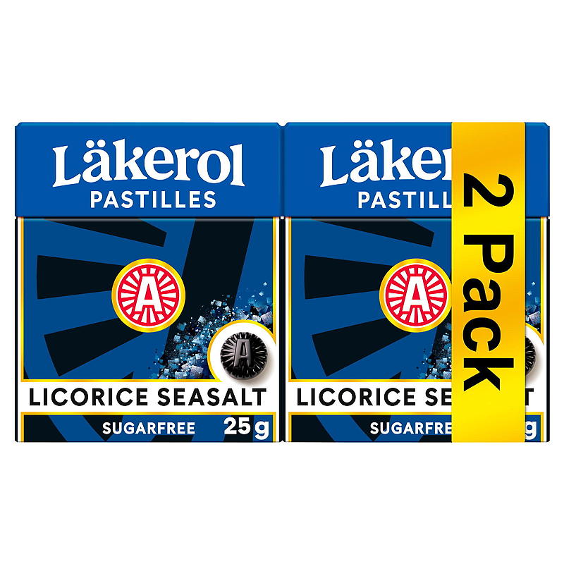 Lâkerol Läkerol 2-pk 46 g, Seasalt