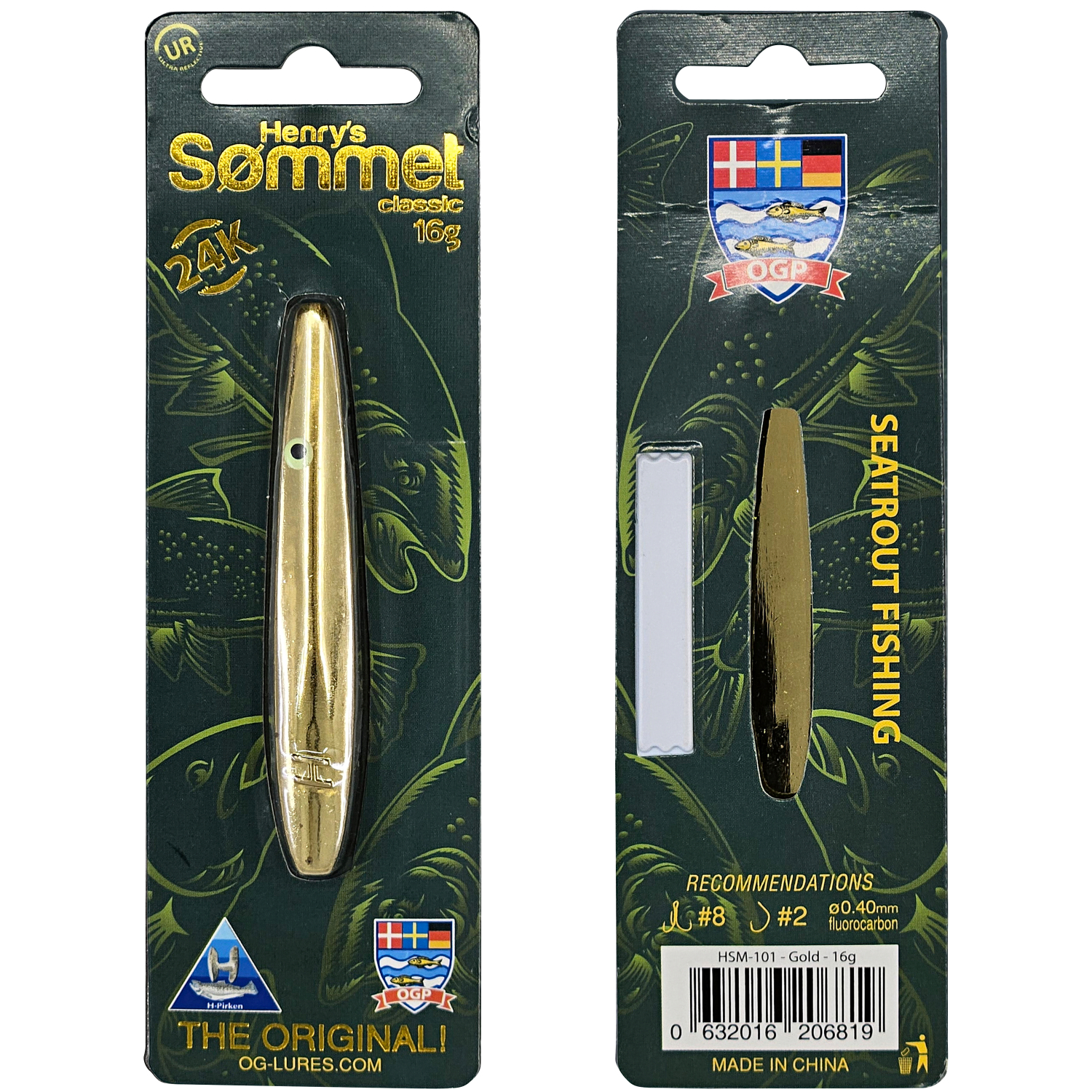 OGP Meerforellen-Köder Henry´s Sømmet (24k Gold)