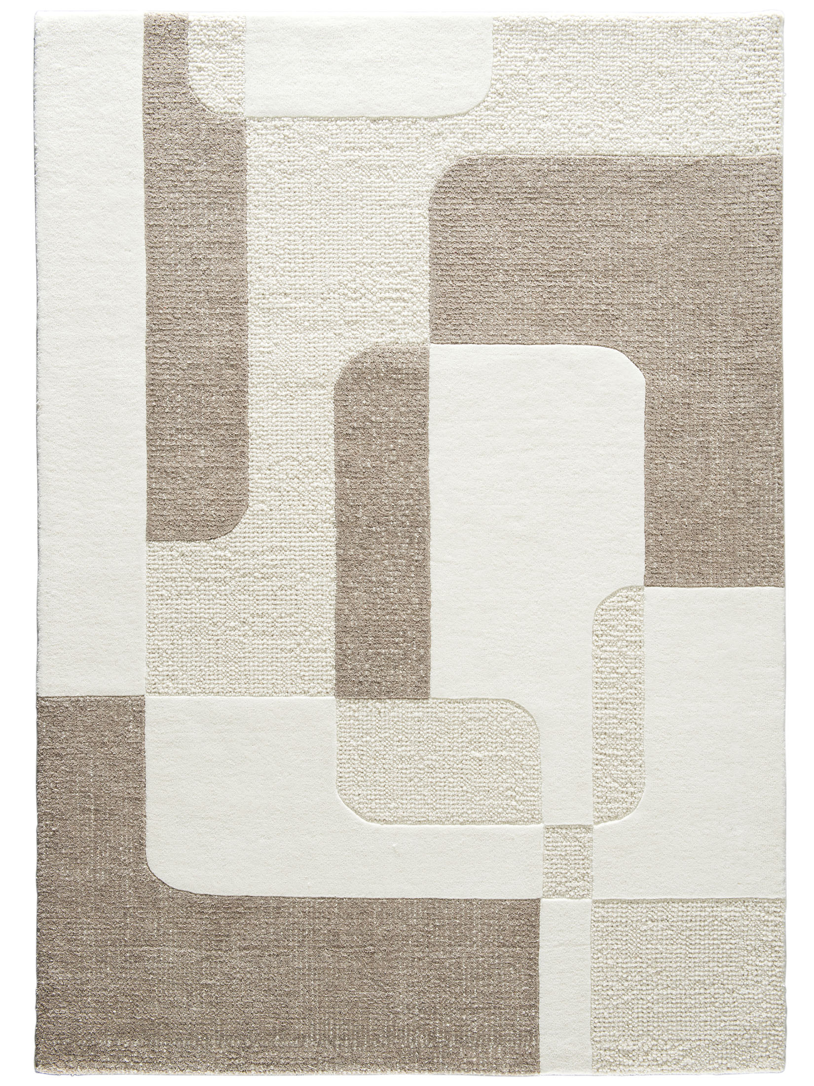 Milazzo Moderner Teppich, Sand