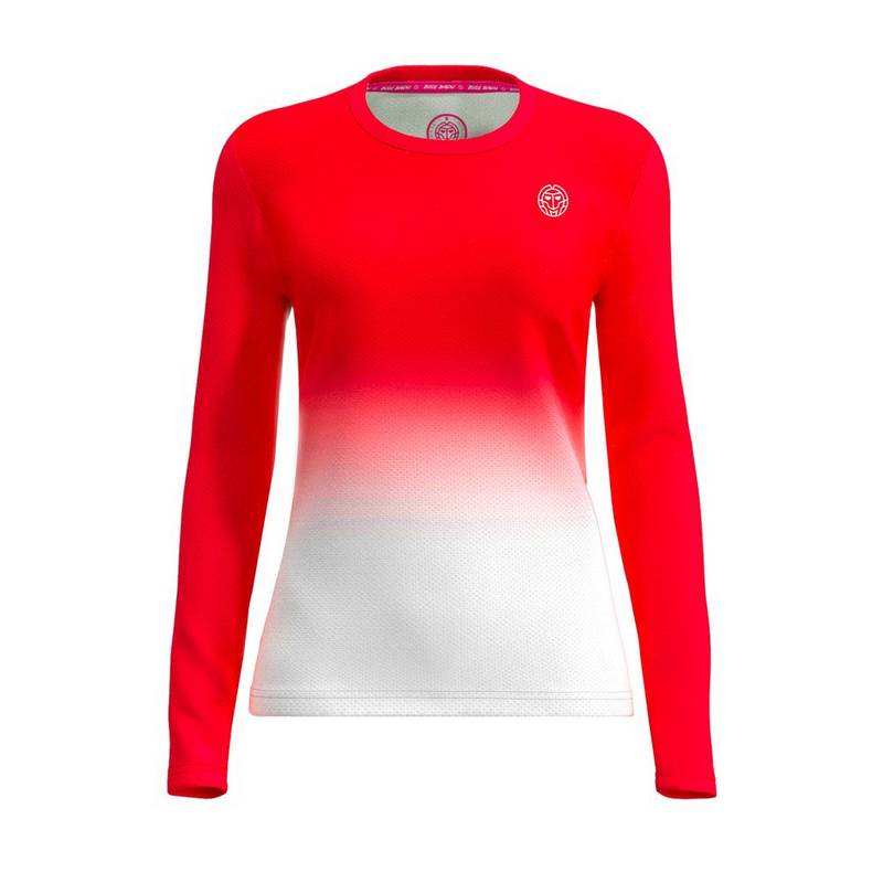 BIDI BADU Crew Gradiant Longsleeve Tennisshirt Damen