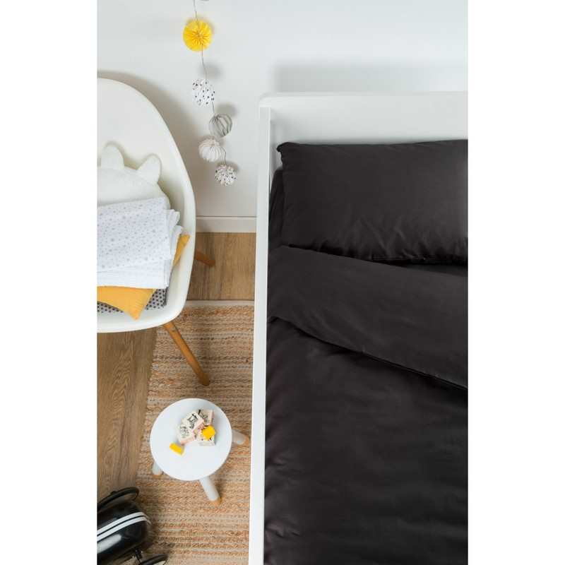 Housse de couette bébé unie en Coton Bio