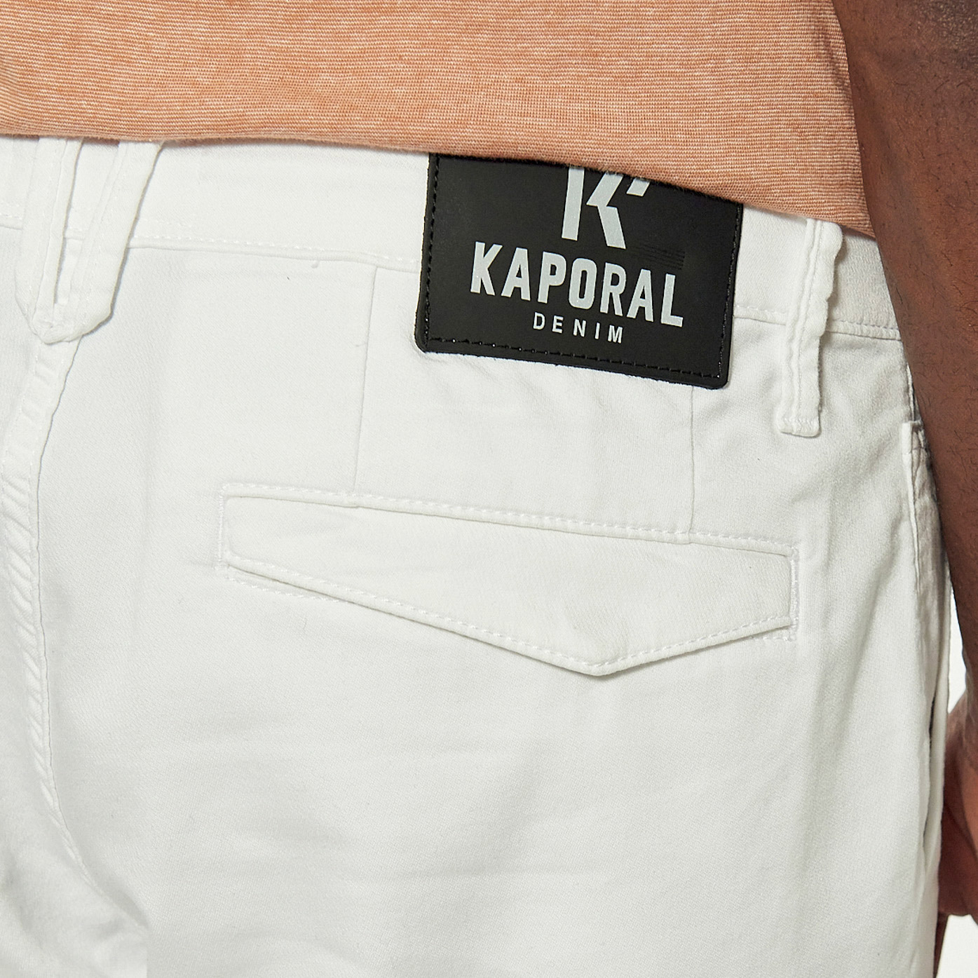 IRMIX  Short tapered blanc Homme