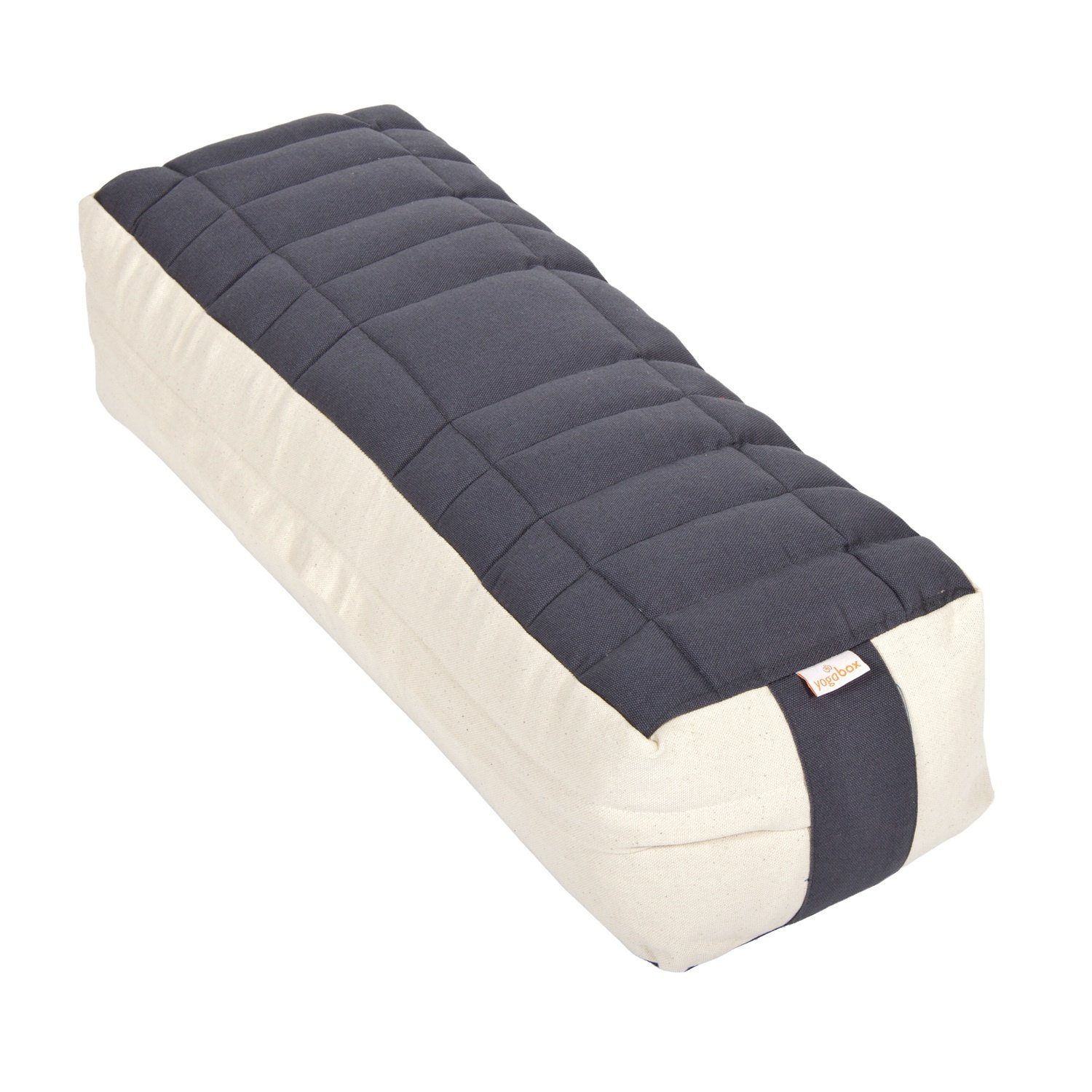 yogabox Yogakissen Yoga und Pilates Rechteckbolster Premium, extra bequeme Sitzfläche