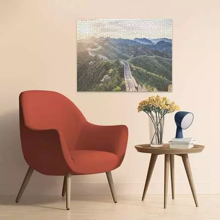 Puzzle 2000 Teile - Chinesische Mauer im Sonnenlicht