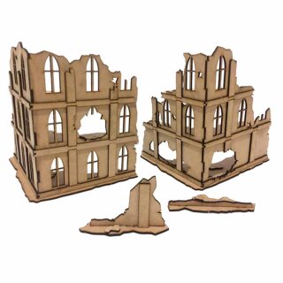 MDF Terrain Scenery: Urban Ruins 02