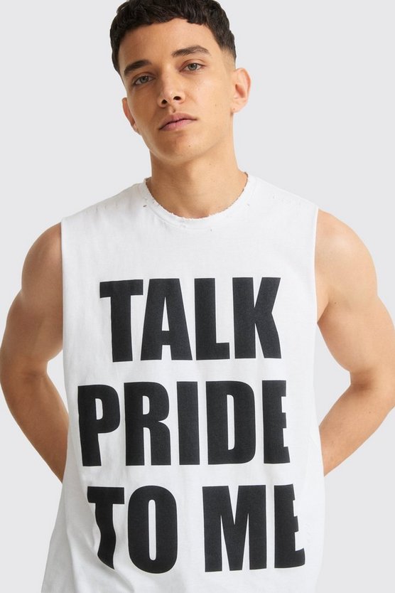Kastiges zerrissenes Pride To Me Tanktop
