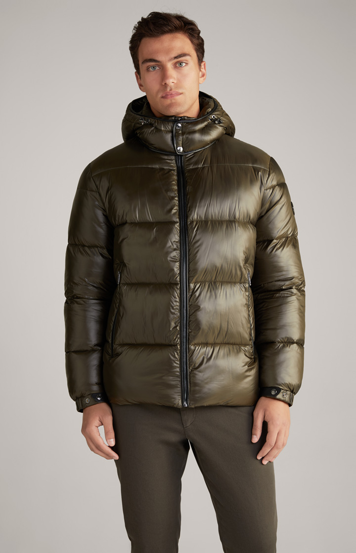 Steppjacke Ambro mit Kapuze in Khaki