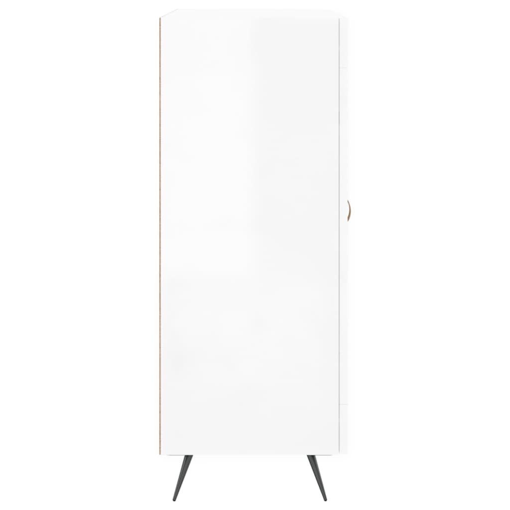 vidaXL Sideboard Sideboard Hochglanz-Weiß 69,5x34x90 cm Holzwerkstoff (1 St)