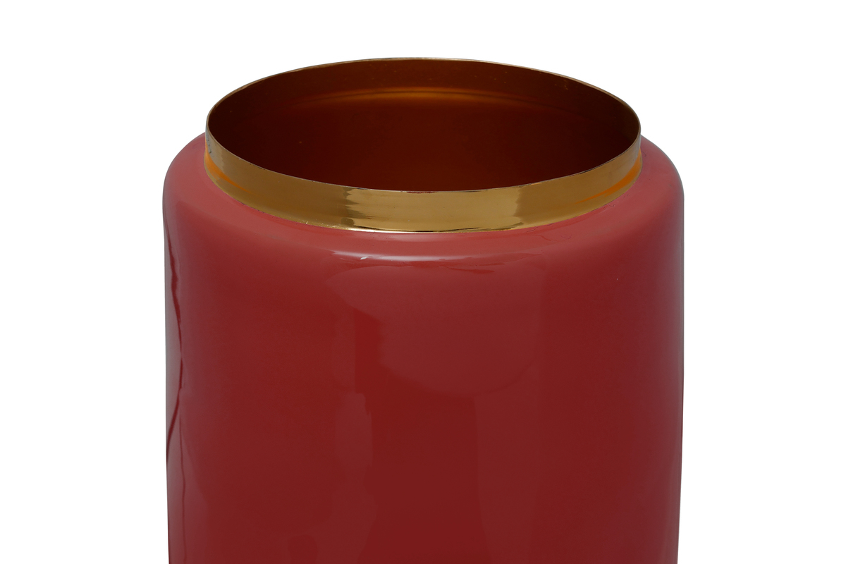Kayoom Vase Art Deco 455 Koralle / Gold