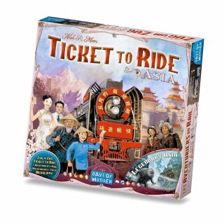 Zug um Zug Spielplansammlung Asien (Multilingual)