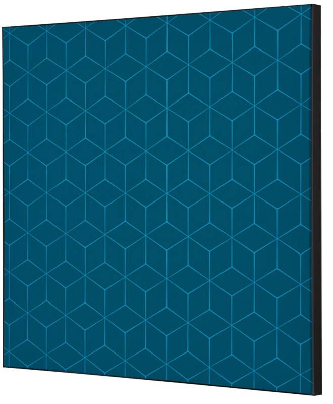 SHOWDOWN Textile Wanddekoration Hexagon Mehrfarbig Aluminium