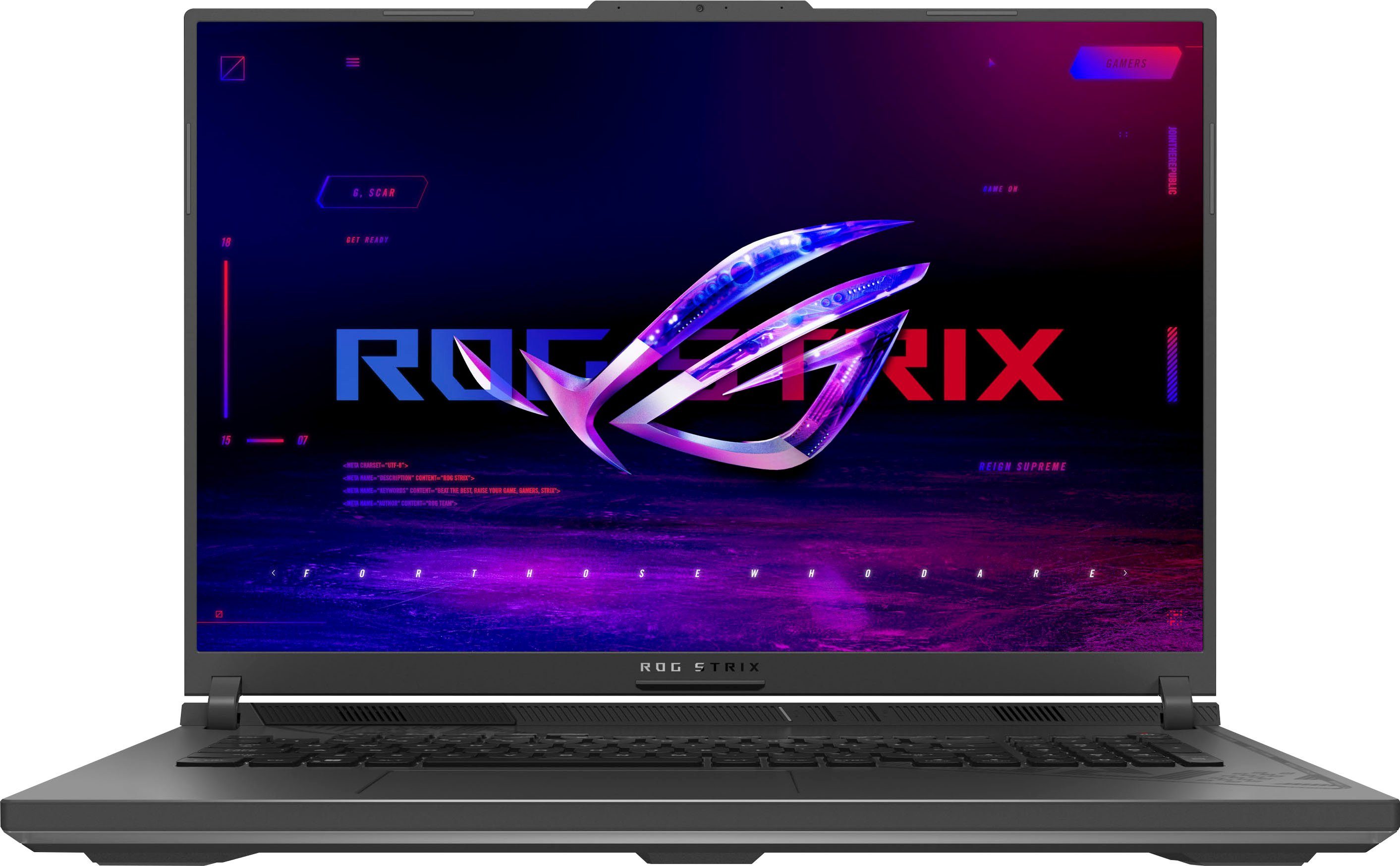 Asus ROG Strix G814JU-N5084W Gaming-Notebook (45,7 cm/18 Zoll, Intel Core i7 13650HX, GeForce RTX 4050, 1000 GB SSD)
