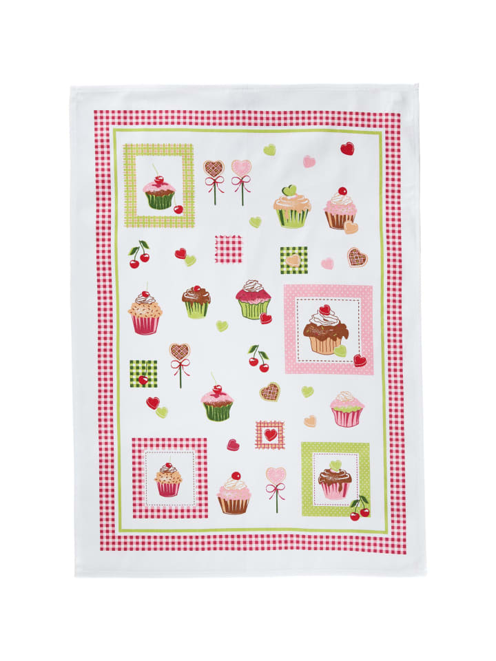 Erwin Müller Baumwolle Geschirrtuch 4er-Pack in Muffin günstig kaufen 50 x 70 cm