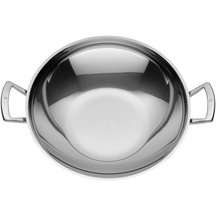 Wok mit Glasdeckel, 36 cm