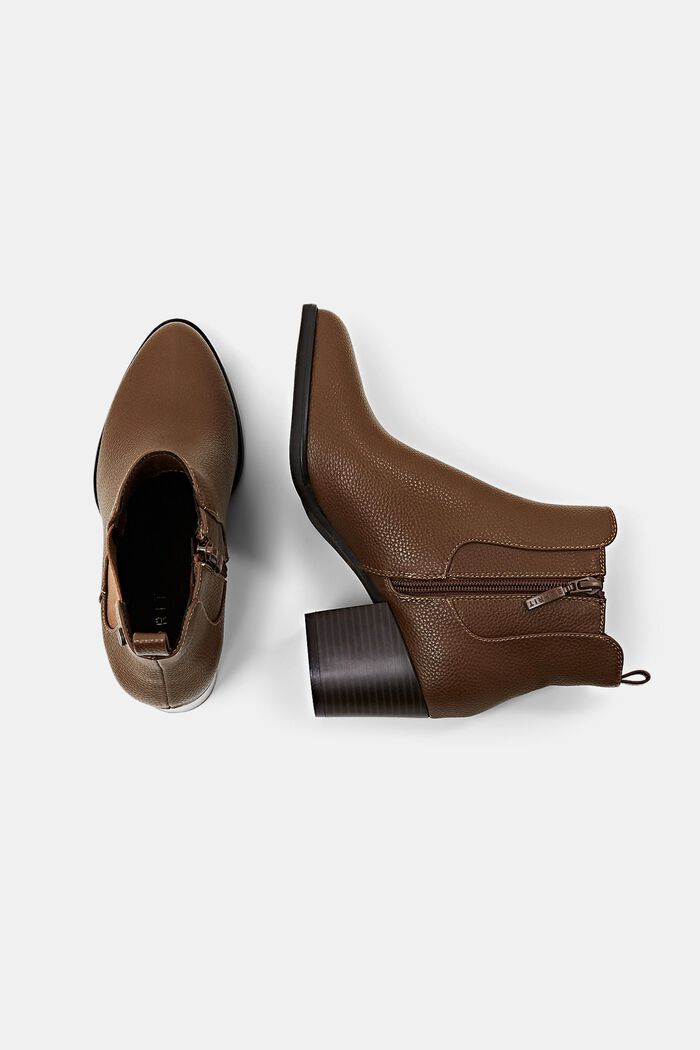 Boots aus veganem Leder