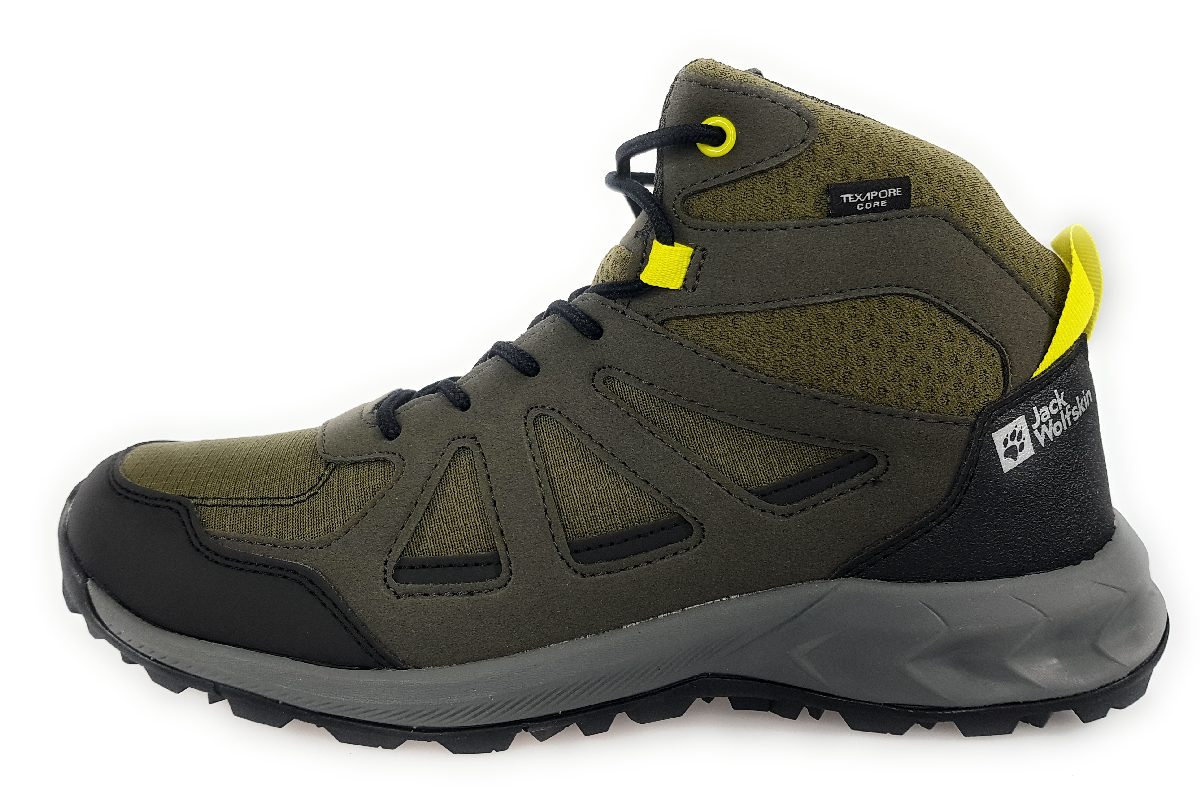 Jack Wolfskin Woodland 2 Mid 4051261 Grün 4295 khaki/green