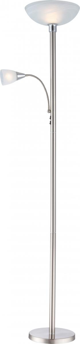 Globo Lighting - BLADE - Stehleuchte Metall verchromt, 1x E27 LED