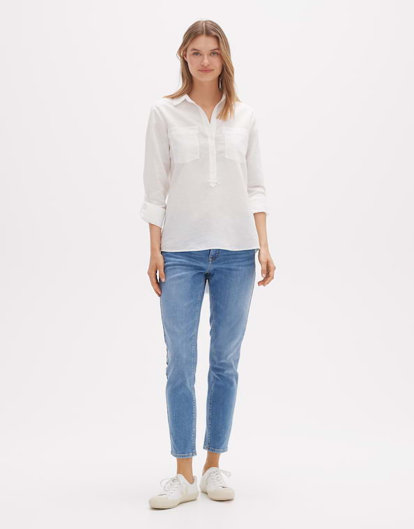 Leinenbluse Fredda