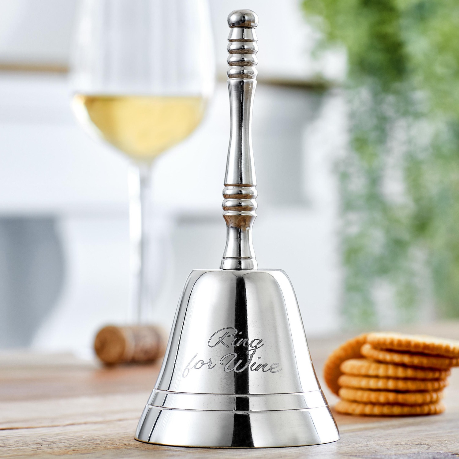 RING FOR WINE Glocke Höhe 16cm