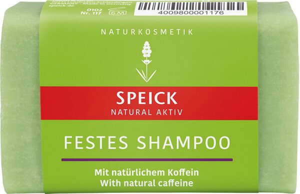 Speick Naturkosmetik Natural Aktiv Koffein Festes Shampoo