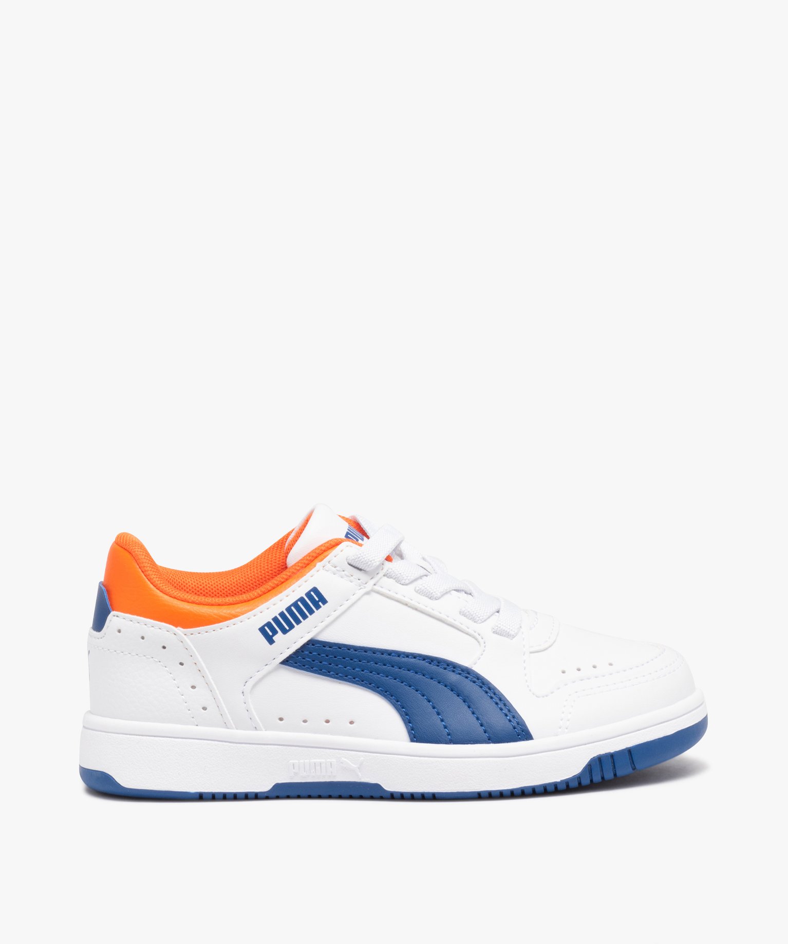 Baskets Garçon à lacets élastiqués - Puma blanc | GEMO