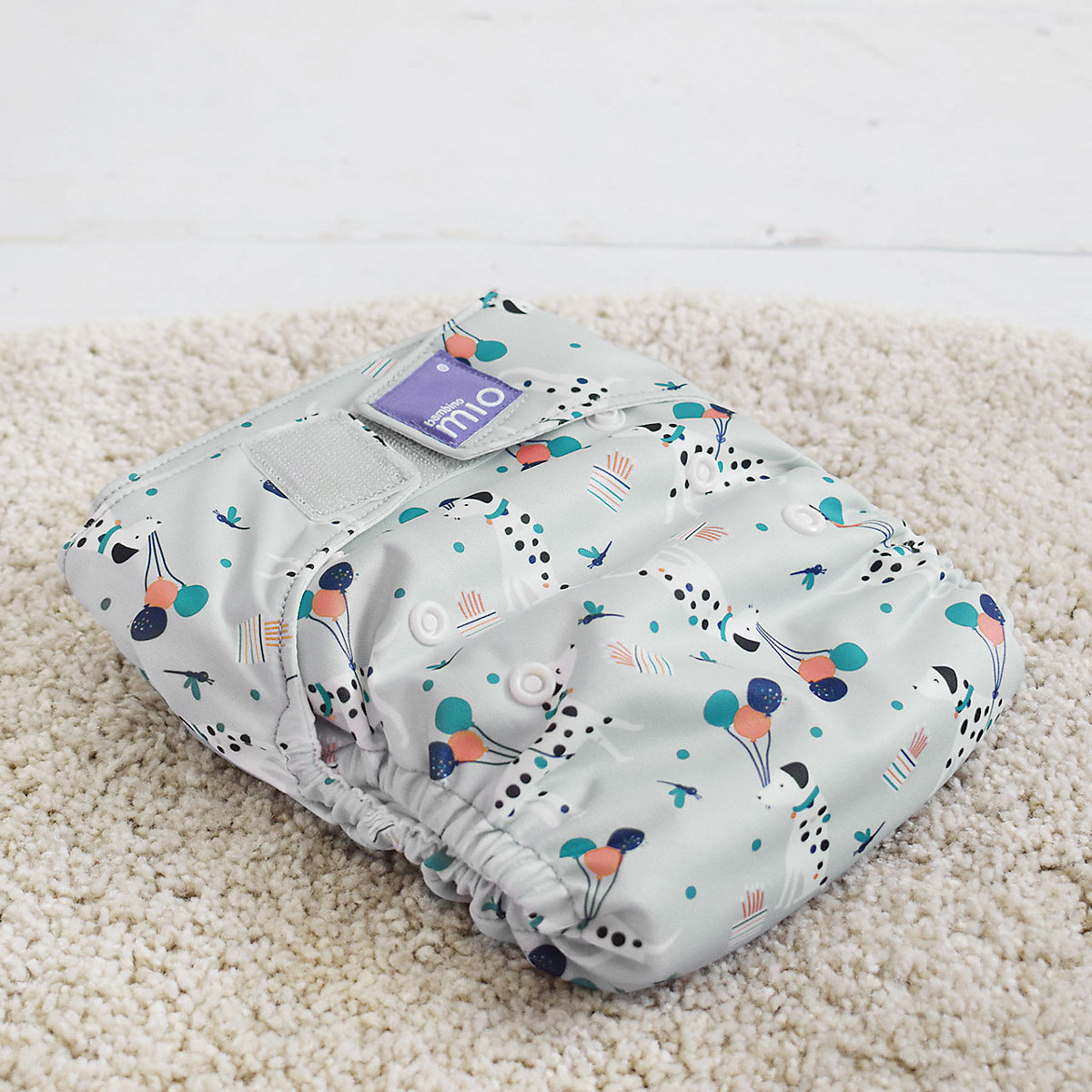 Bambino Mio, miosolo classic All-in-One Stoffwindel, Witziger Welpe