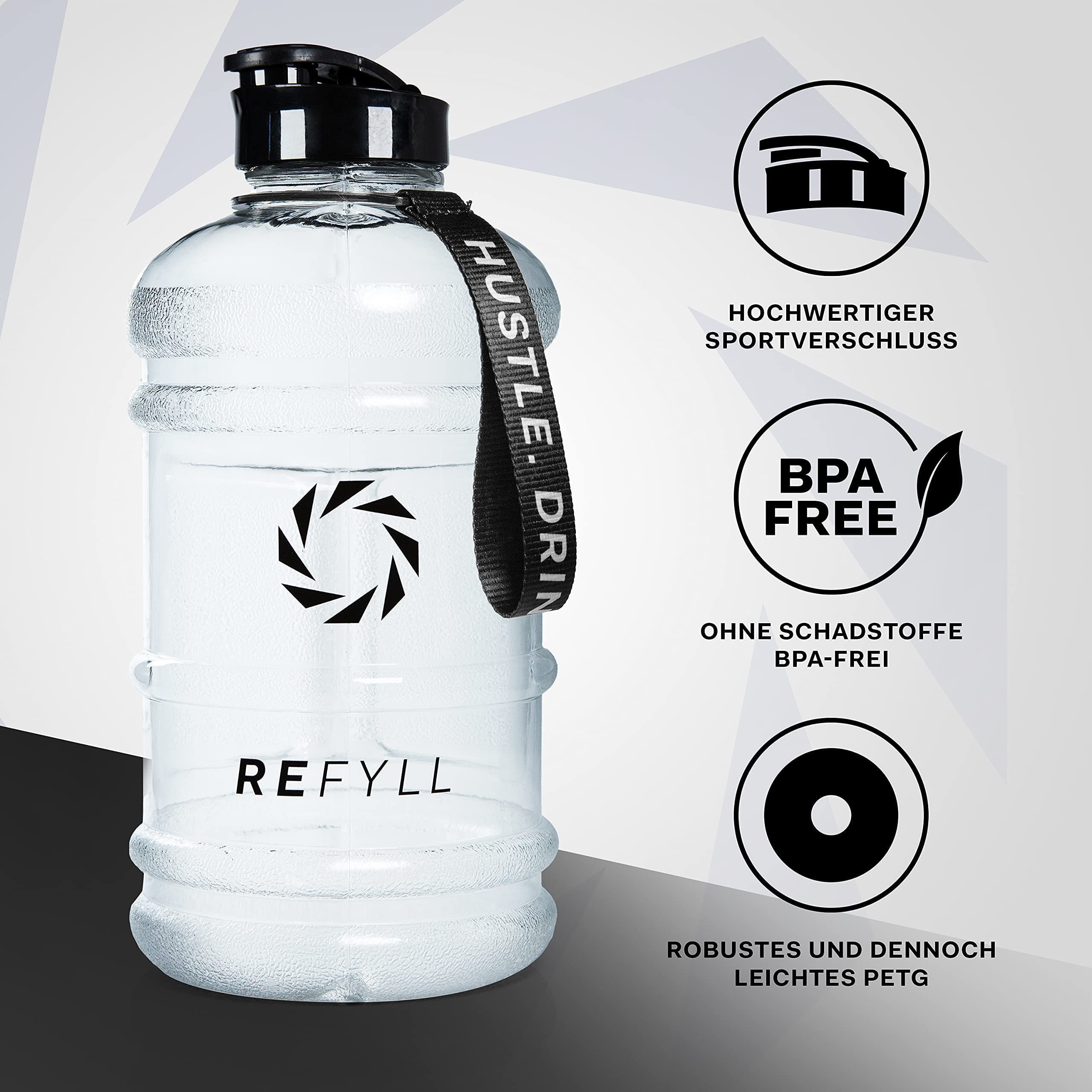 REFYLL Trinkflasche Trinkflasche Sport 2L 