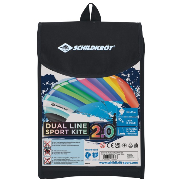 Schildkröt Fun Sports - Dual Line Sport Kite 2.0 - Strandspielzeug