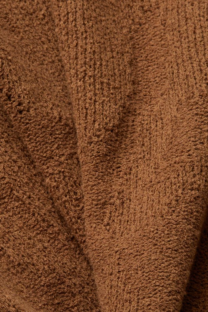Poloshirt aus Bouclé