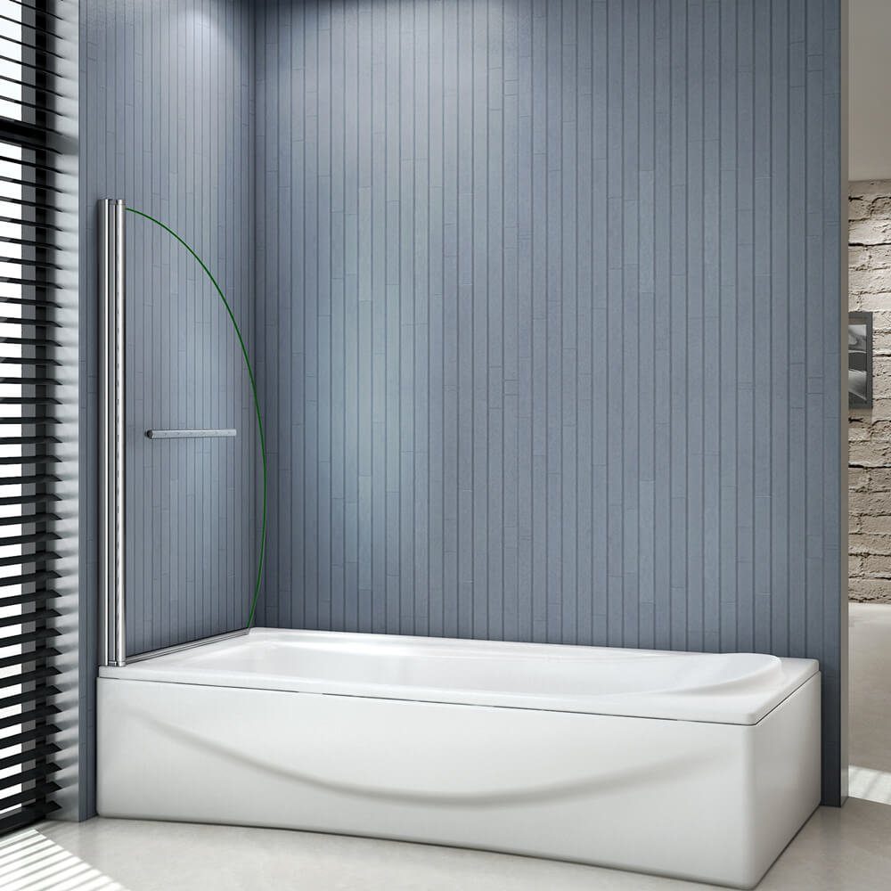 duschspa Badewannenaufsatz 8mm Badewannenaufsatz einzigartige Duschwand auf der Badewanne, Einscheibensicherheitsglas, Sicherheitsglas, (Set), Glas