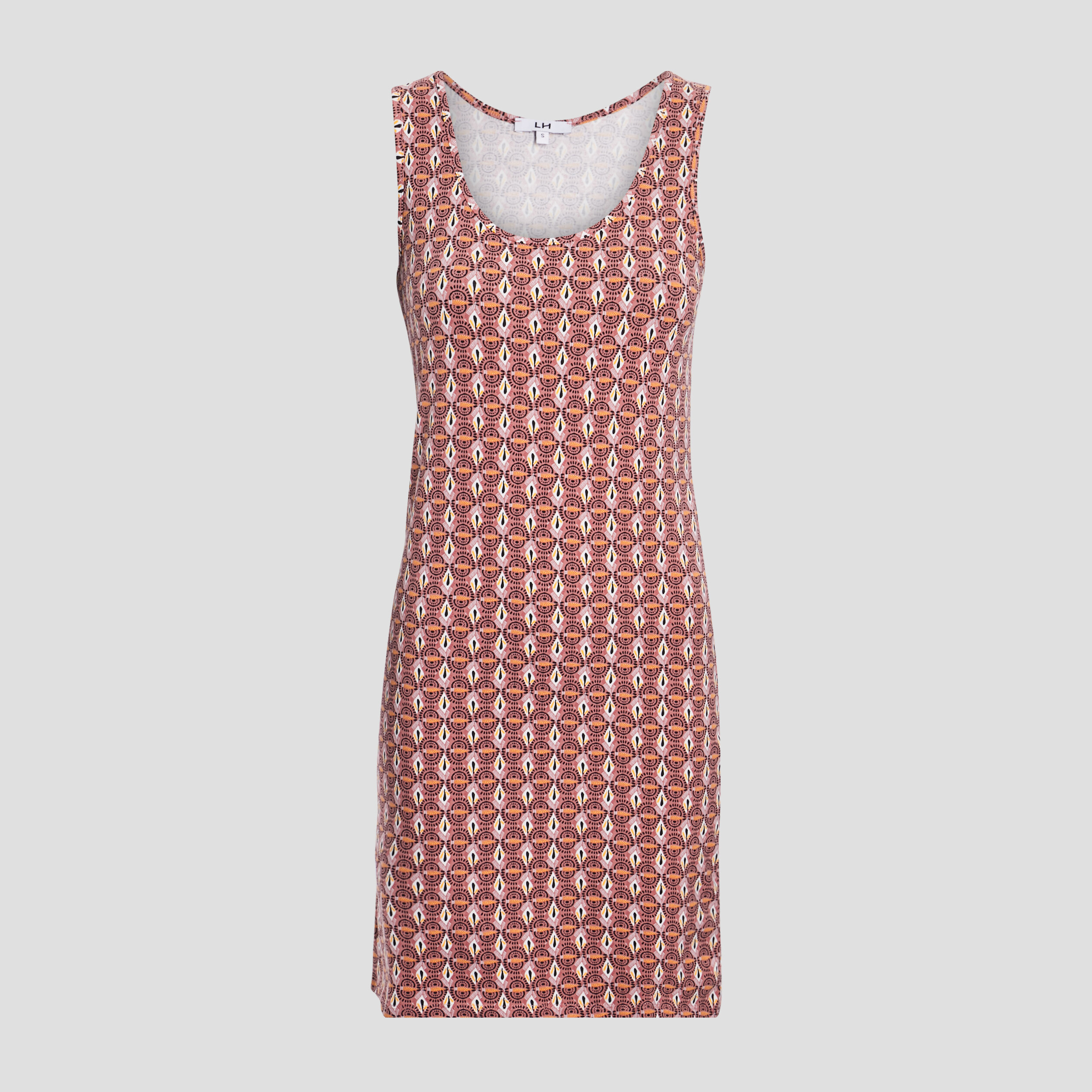 Robe droite à bretelles vieux rose femme | La Halle