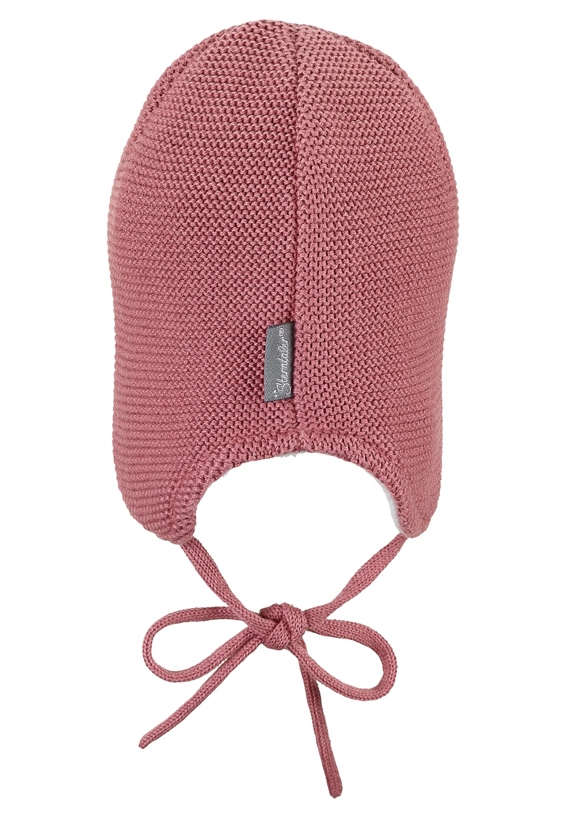 GOTS Strickmütze gefüttert mit Baumwollfleece