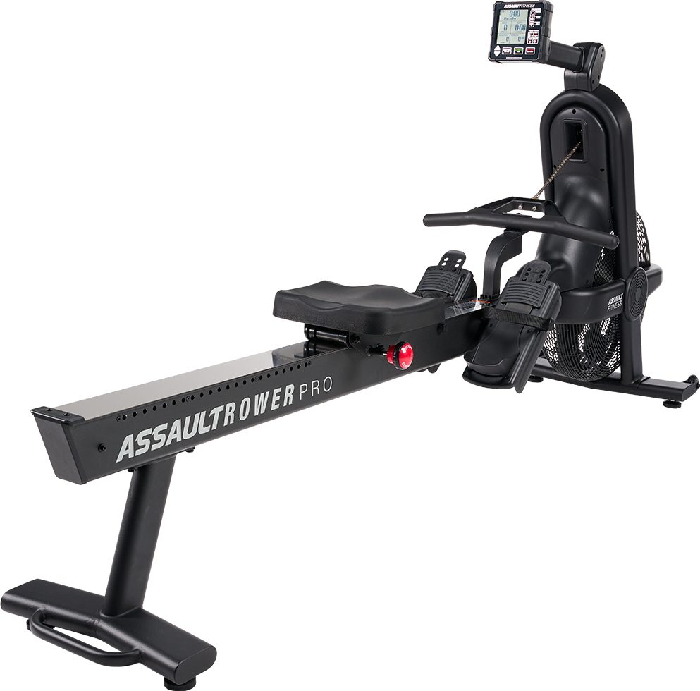 Assault Fitness Rudergerät AssaultRower Pro Ruderergometer (1-tlg), aufrechte Aufbewahrung, verbraucht keinen Strom, mit Transportrollen
