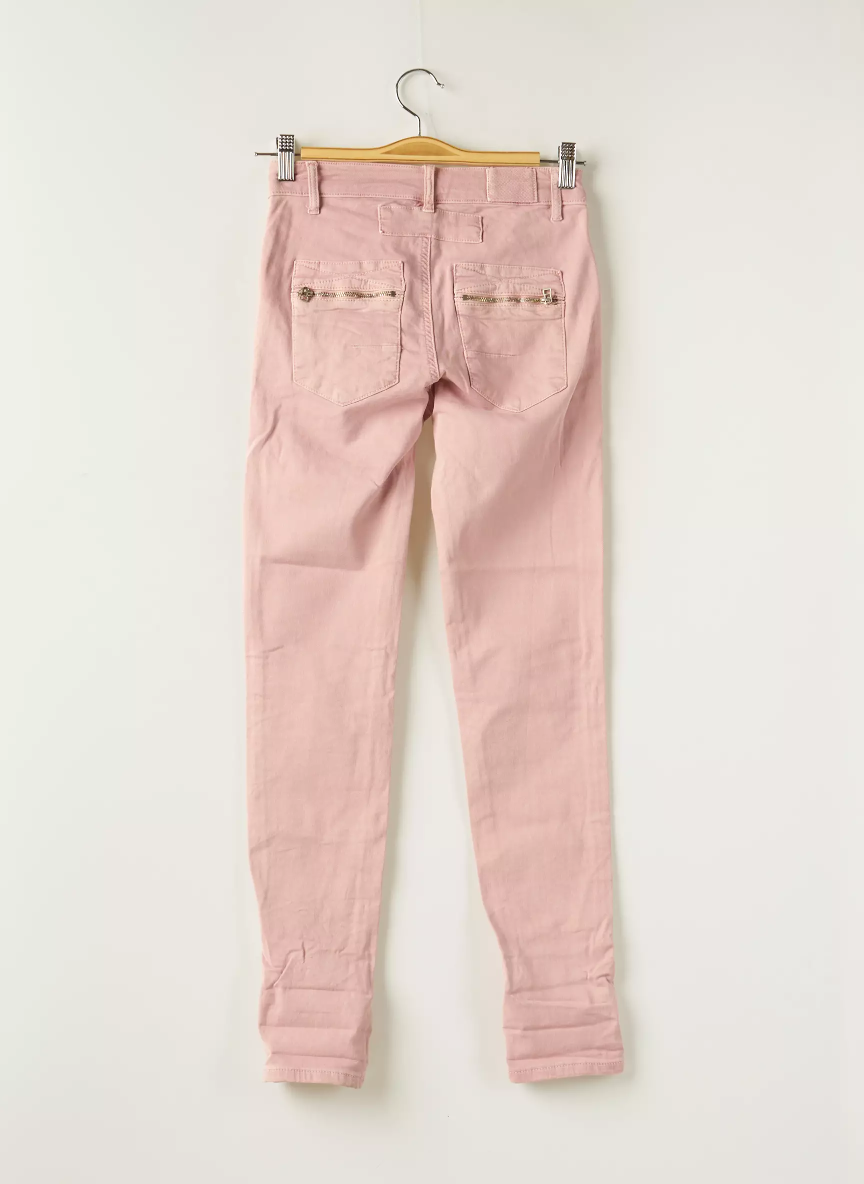 Melly   Co Pantalons Slim Femme couleur rose