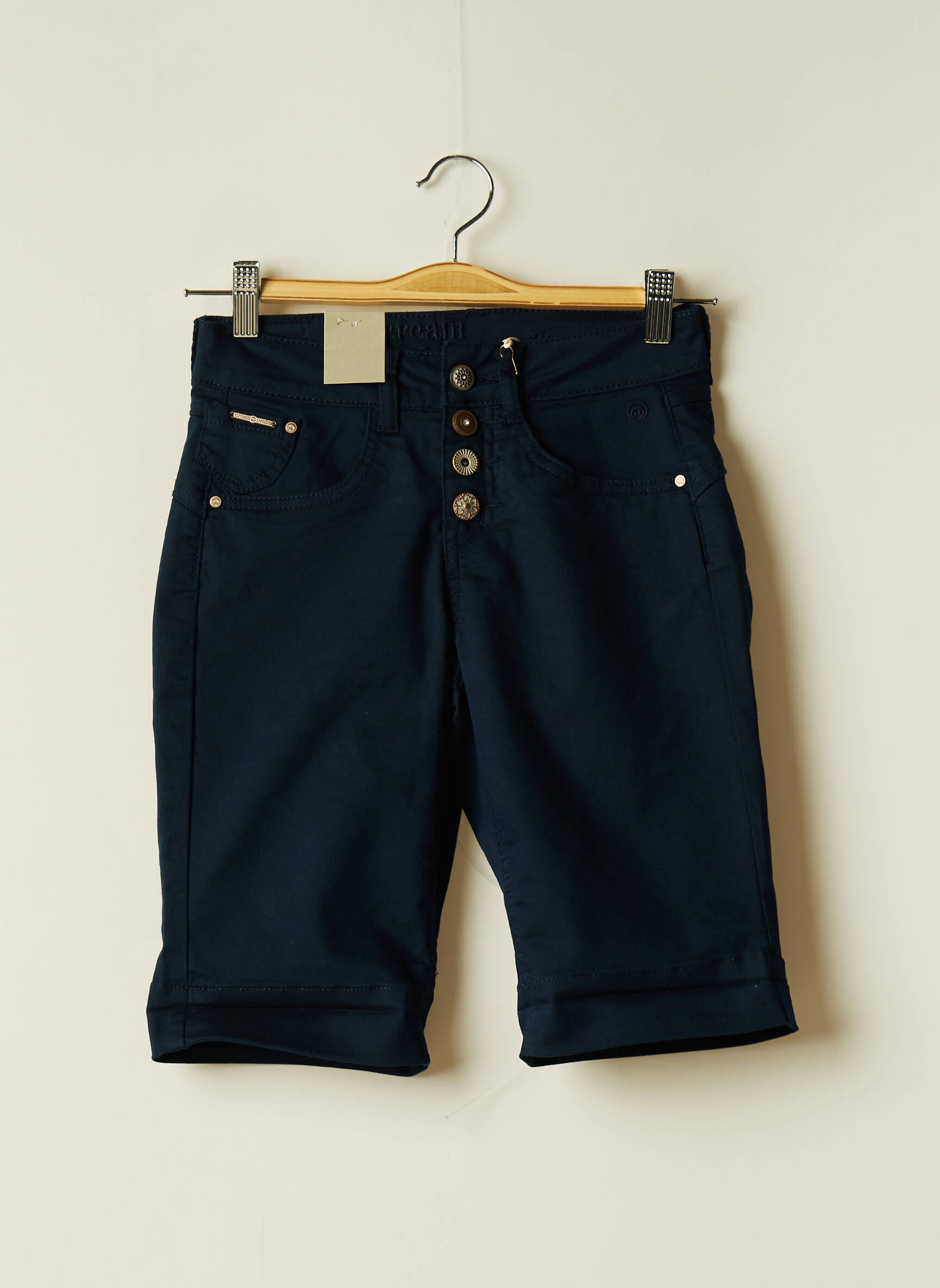 Cream Bermudas Femme couleur bleu