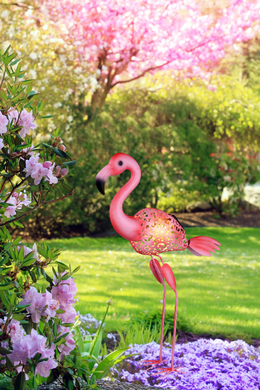 Globo Lighting-SOLARLEUCHTE METALL PINK, 1XLED