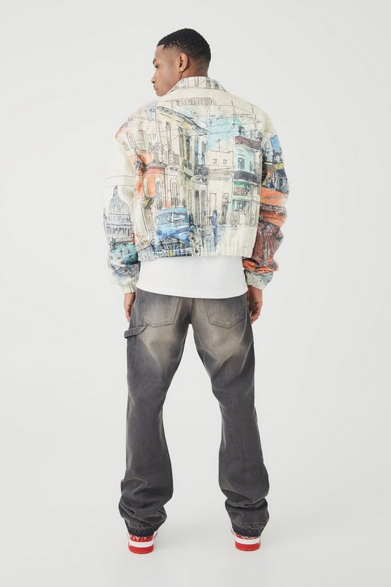 Slim-Fit Schlagjeans