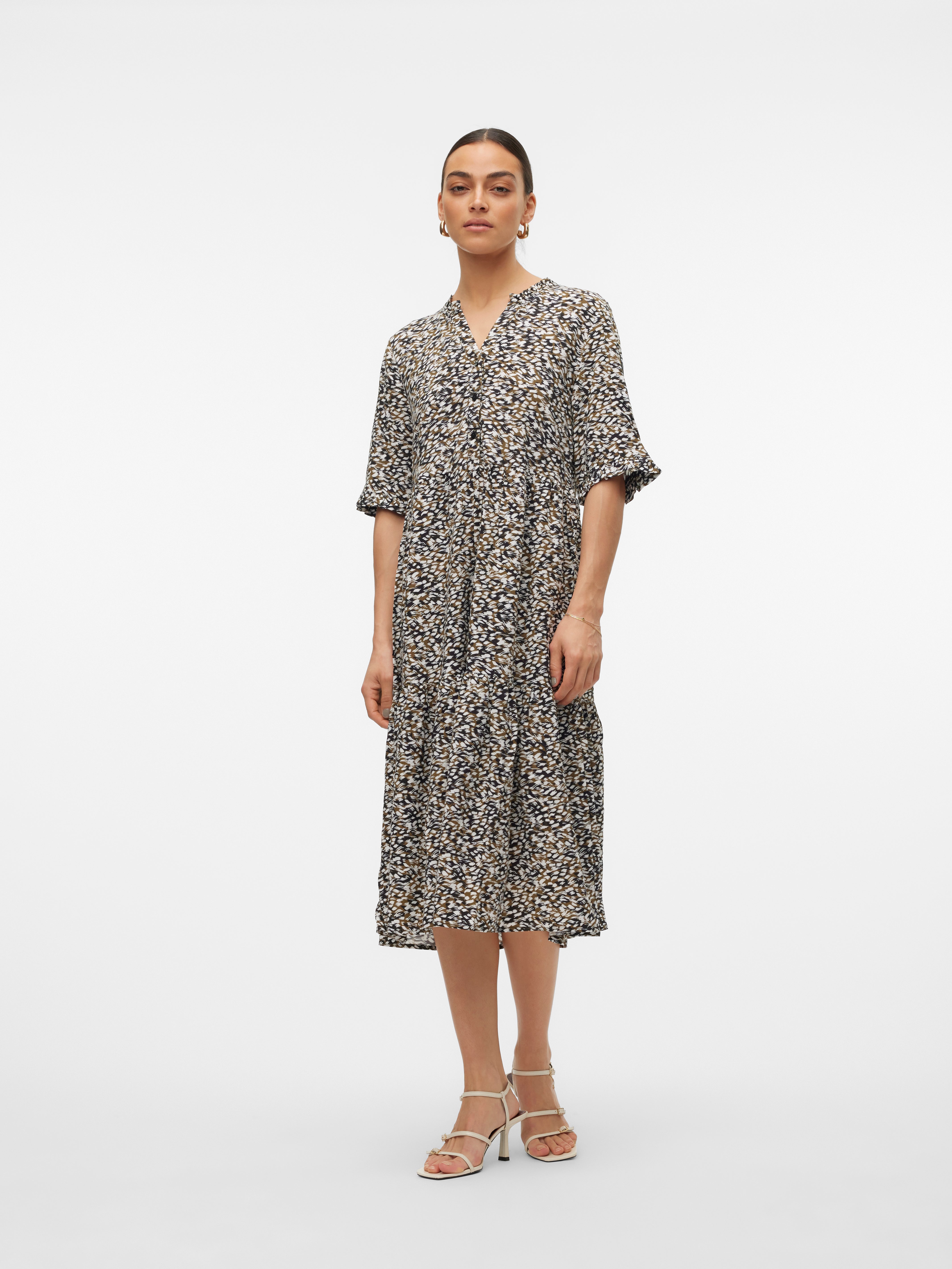 VMEASY Langes Kleid