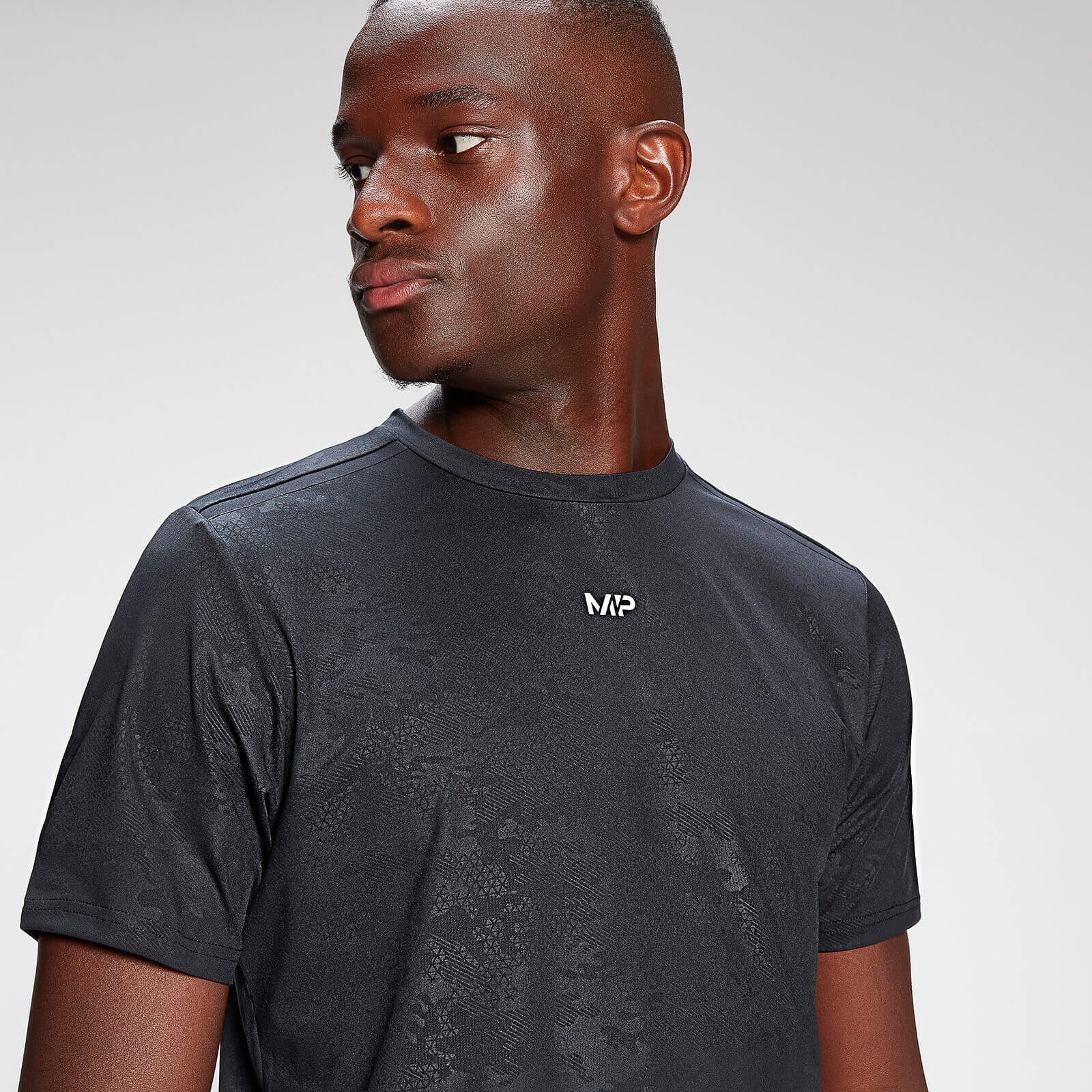 T-shirt à manches courtes MP Engage pour hommes – Noir