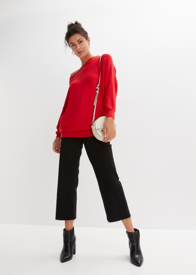 Off-Shoulder-Pullover