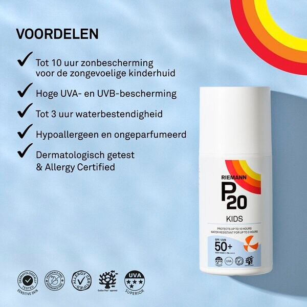 P20 lasten aurinkovoide SPF50 200ml