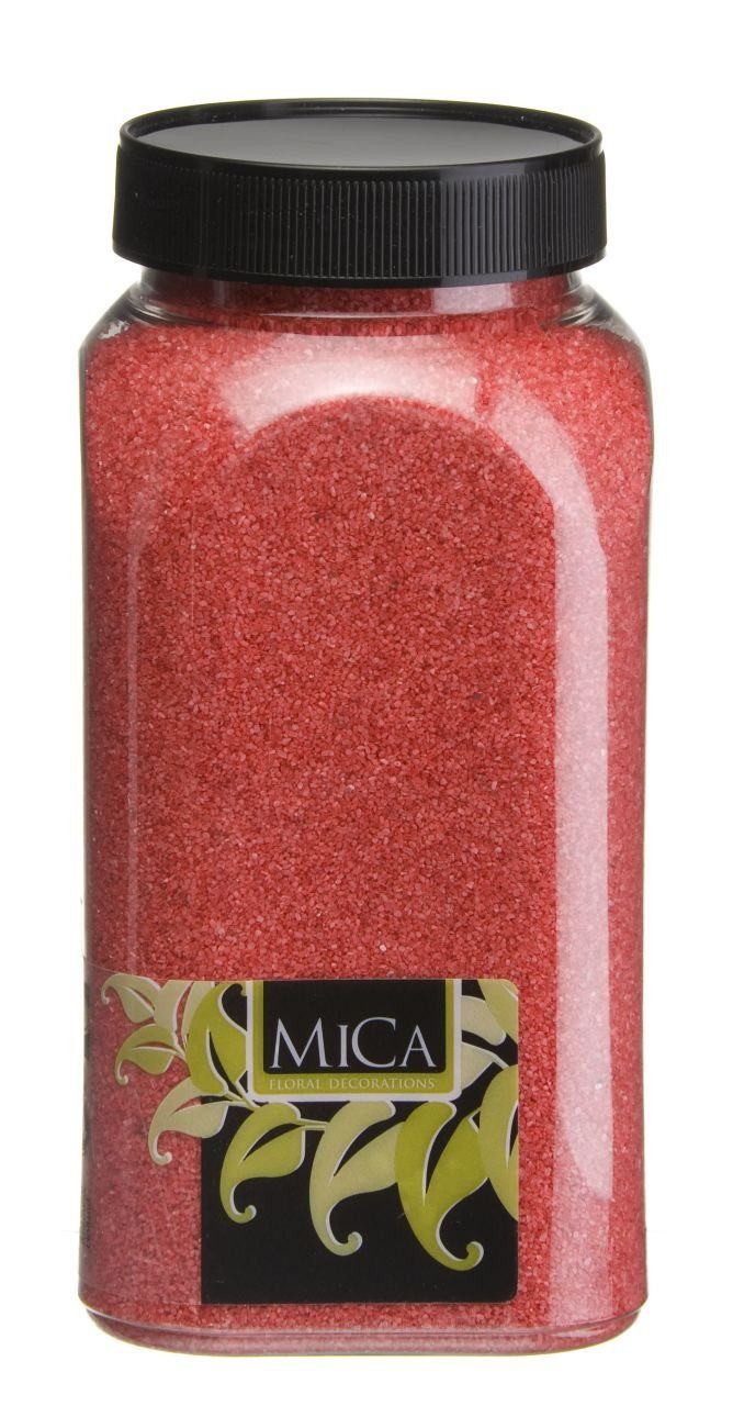 Mica Decorations Dekosteine Mica Decorations Dekoration Sand rot 650 ml 1 kg