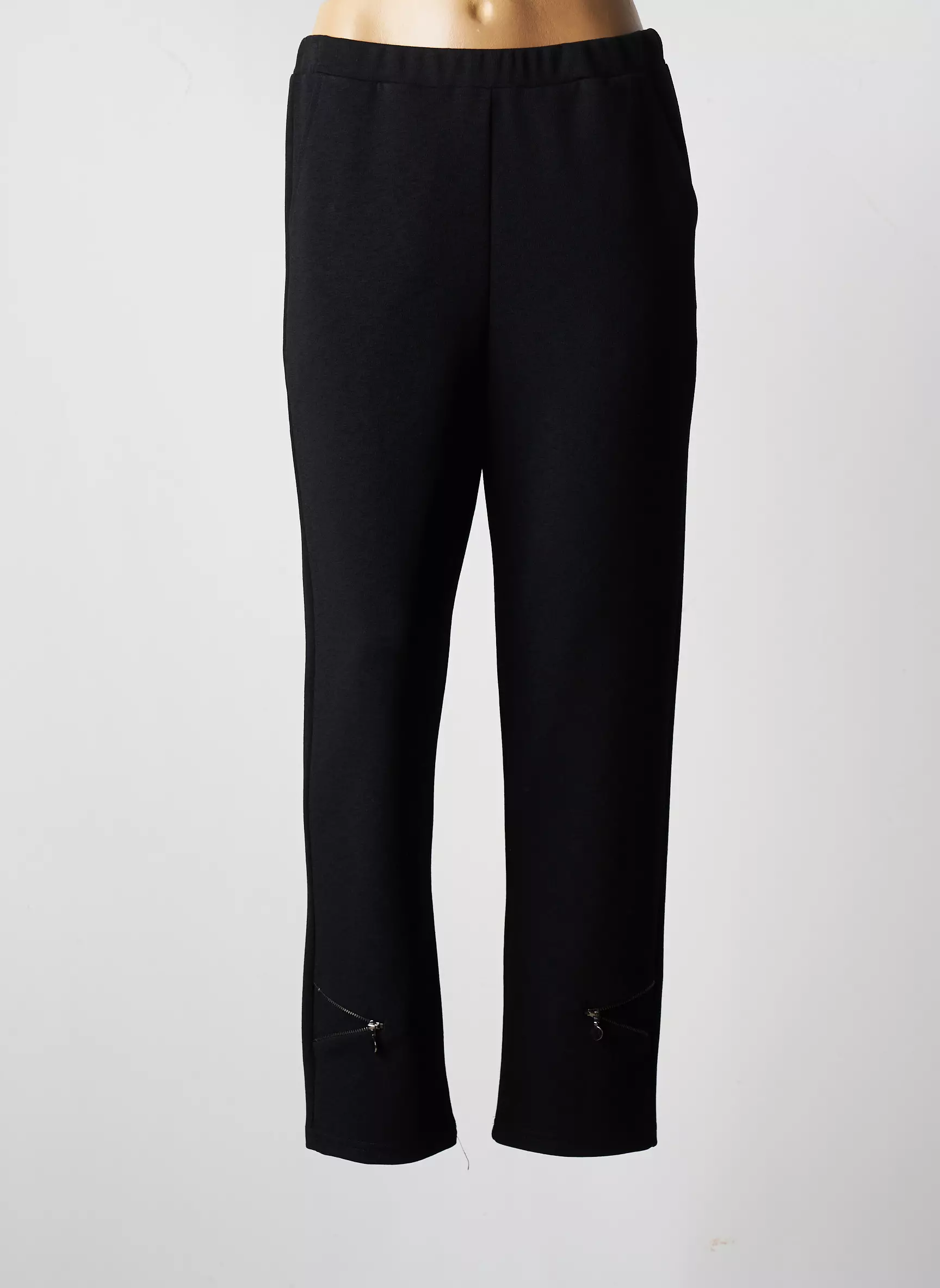 Franck Anna Pantalons Droits Femme couleur noir