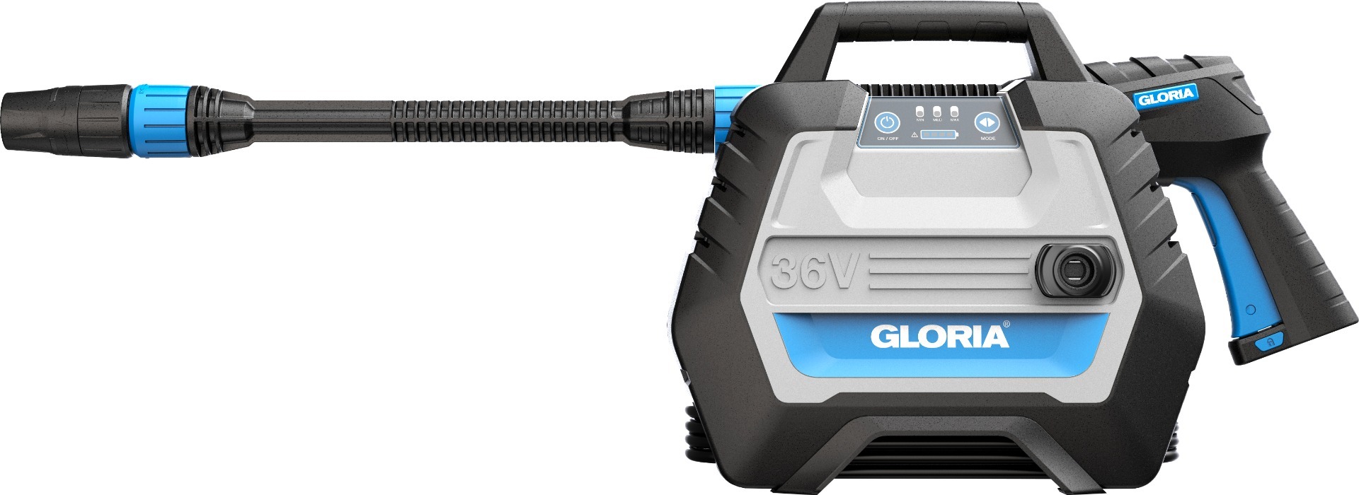 Gloria 000320.0000 MultiJet 36V akkupainepesurisarja 1 x 36V 4.0Ah akku ja laturi