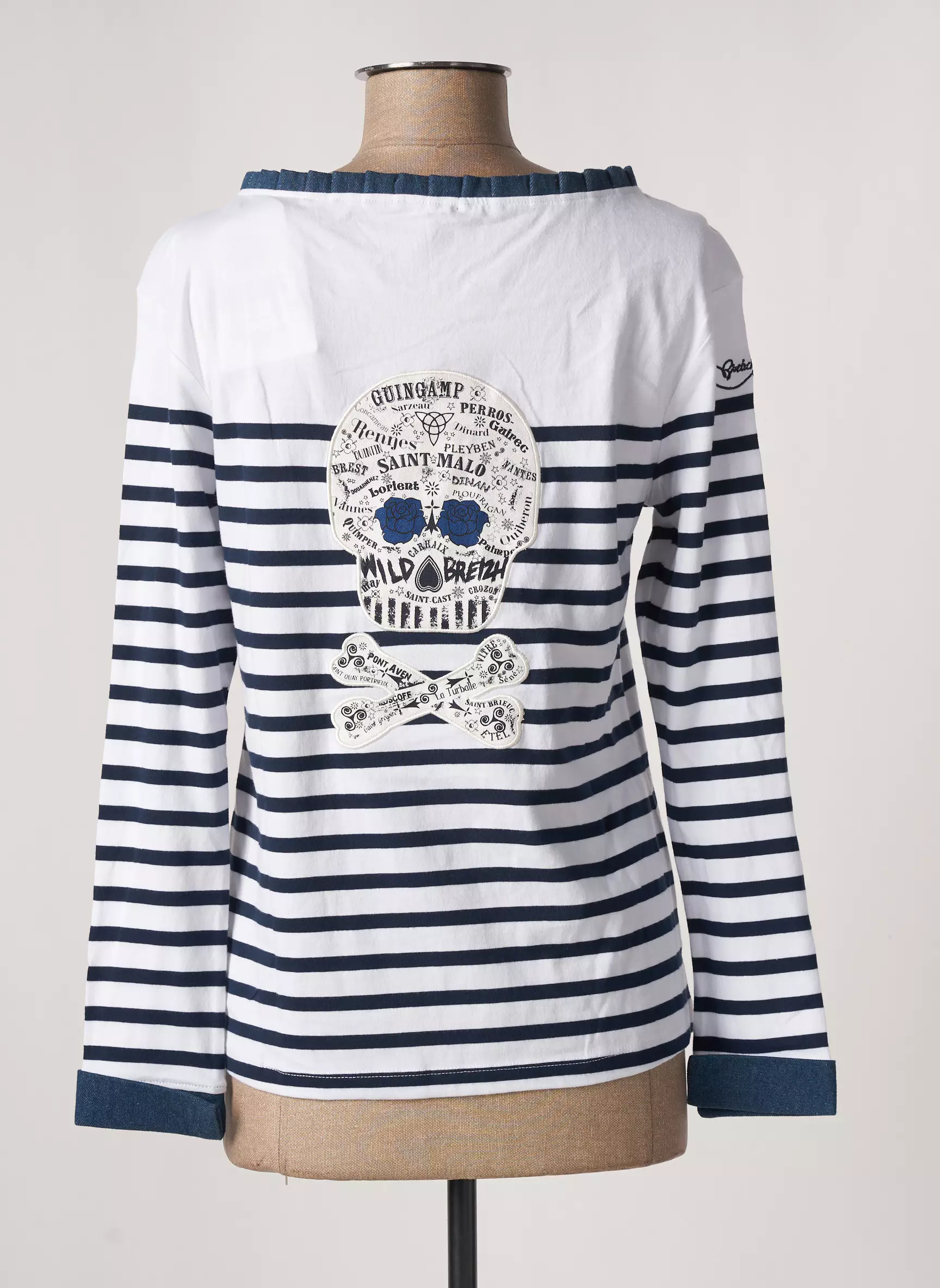 Breizh Angel Tshirts Femme couleur bleu
