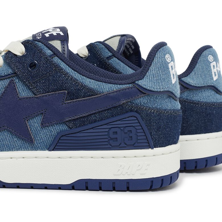 A Bathing Ape SK8 Sta Denim M2 indigo