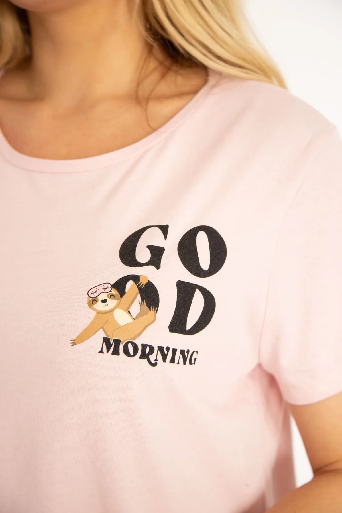 Şans  Damen-Pyjama-Set, groß, bunt, Umstandshose, Bluse, 65n35198