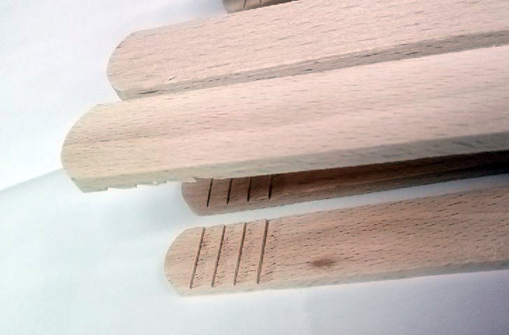 Trollingshop Grillzange Holzgrillzange 40cm, verschiedene Beschriftungen (zB. Grillmeister)