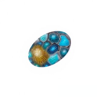Dvergr Spaceship 105x70 mm Oval Base Topper (1)