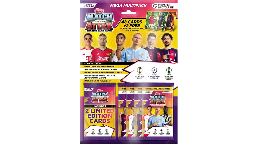 Topps - UEFA Champions League Match Attax 2023/2024 MEGA MULTIPACK